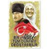 M.Kemal Atatürk Nostalji Ahsap Poster 1553