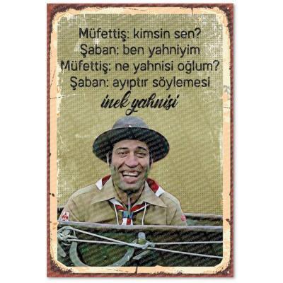 Kemal Sunal Nostalji Ahsap Poster, Duvar Resmi 1944