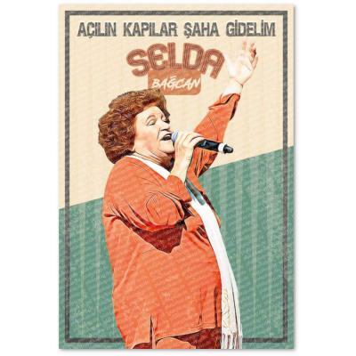 Selda Bagcan nostalji ahsap poster, resim 11197