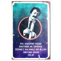 Müslüm Gürses Retro Holzposter | Ahsap Resim