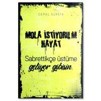 Mola - Ahsap Poster - Duvar yazısı