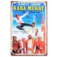 Kara Murat Retro Poster, Ahsap Resim | Holzposter