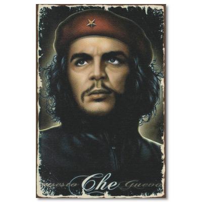 Che Guavera resim holzposter bild 1 10206