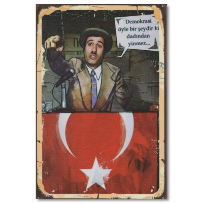 Kemal Sunal Zuebuekzade ahsap poster holzbild 10265