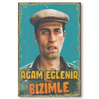 Kemal Sunal Film Poster - Agam Eglenir Bizimle