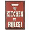 Mutfak Yazisi- My Kitchen My Rules - Ahsap