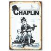 Charlie Chaplin Ahsap Resim - Retro Poster