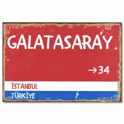 galatasaray poster holzposter resim 1