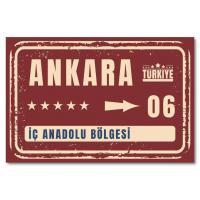 Ankara Duvar Resmi Ahsap Poster - Holzposter