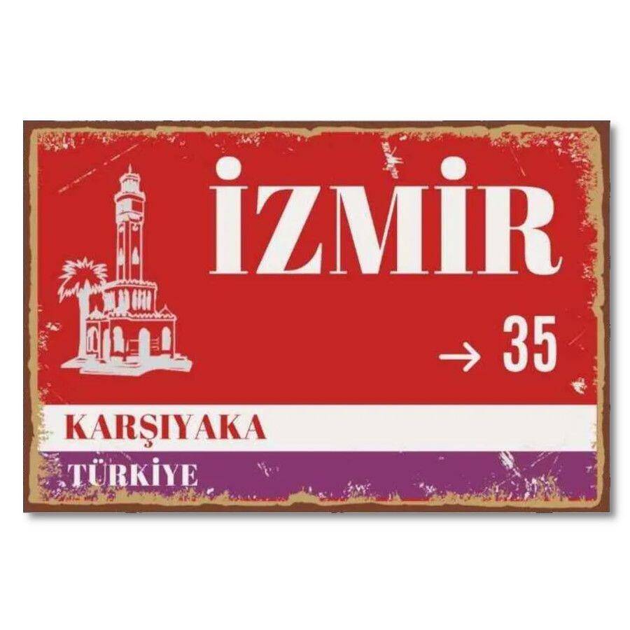 Izmir Duvar Resmi Ahsap Poster - Holzposter 1 Izmir Duvar Resmi Ahsap Poster - Holzposter