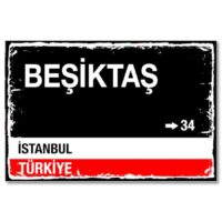 Holzposter Ahşap Duvar Resmi – Besiktas Istanbul